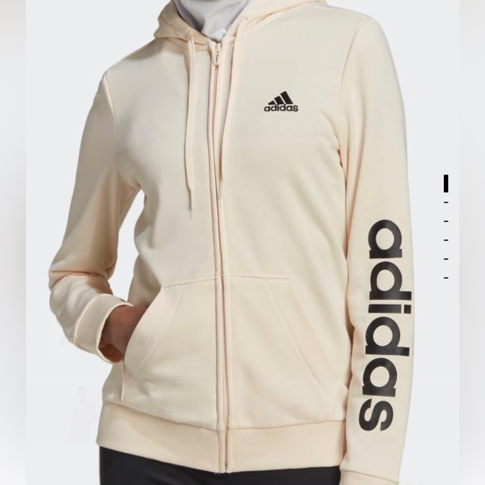Adidas Essential Logo Full-zip Hoodie
